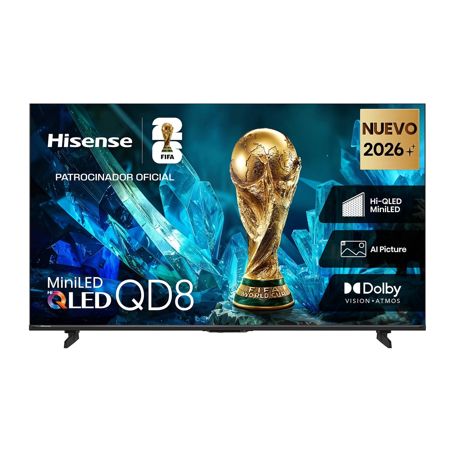 TV Pantalla Hisense de 75 pulgadas Hi-QLED - MINILED 75QD8SV con sistema operativo VIDAA