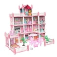 thumbnail image 4 of Casa de muñecas DIY para montar con muebles y accesorios con figura de muñecas para cumpleaños con 11 habitaciones, 4 of 9