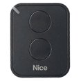 thumbnail image 1 of NICE FLO2RE remote control for automating gates and garage doors, ON2E/A transmitter with two buttons (for NICE RB400 and NICE RB1000 gates), black, 1 of 5