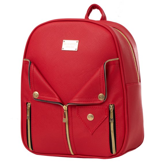 Mochila De Mujer Fana Narumi Color Rojo Refinada