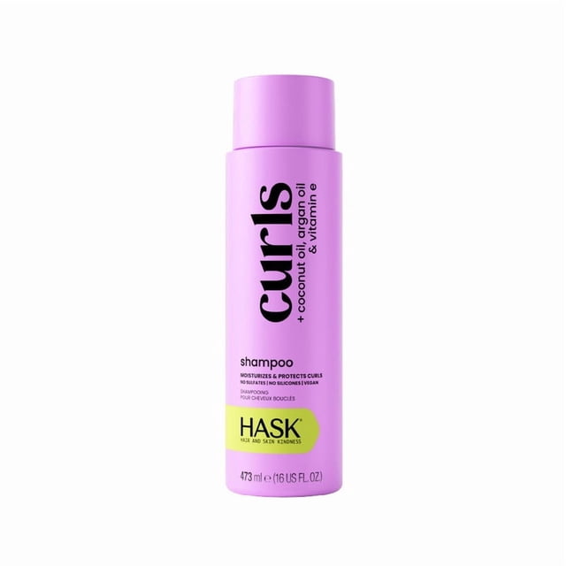 Shampoo Hask para Rizos 473 ml