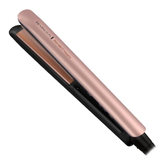 Plancha de cabello Remington Keratin Therapy Cerámica con Keratina y Aceite de Argán S8599