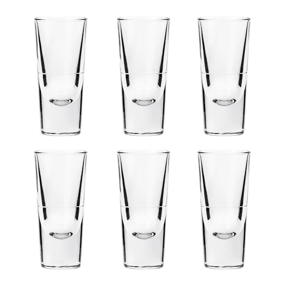 Juego De 6 Tequileros Borgonovo Vidrio 150 Ml Rocky
