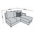 thumbnail image 5 of Sala Esquinera Modular El Bazar Store Orlando Gris Oxford 200x160 cm Lino Nacional Moderna en esquina, 5 of 5