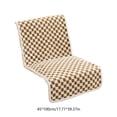 thumbnail image 3 of Sillón reclinable de oficina con cojín de asiento y respaldo integrados, alfombrilla gruesa antideslizante, apto para sillas, taburetes, sofás y sillones reclinables., 3 of 6
