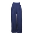 thumbnail image 5 of TaTaai Ladies' Elastic High Waist Wide Leg Jeans, Versatile Loose Straight Leg Pants, All Season Casual Fashion Jeans Gift, 5 of 5
