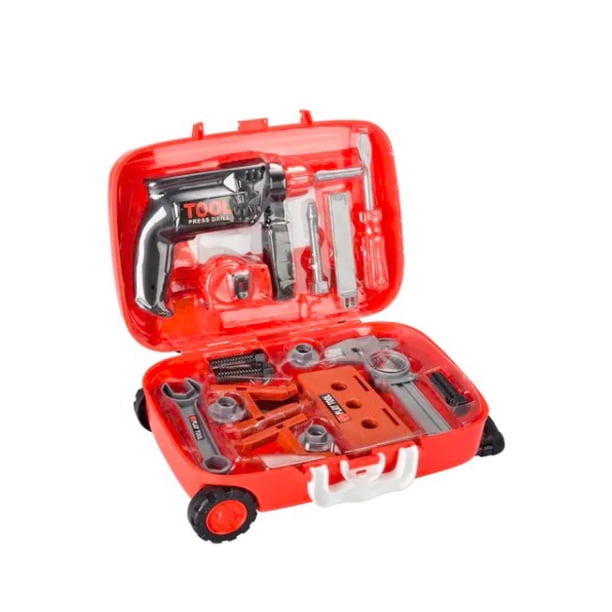 Set Herramientas Juguete Para Niños Maletin Ruedas +24 Pieza Deluxe HS0447529