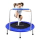 thumbnail image 1 of Trampolín Plegable de 91cm SereneLife, Trampolín Compacto para Ejercicio para Niños, Brincolin de Ejercicio con Mango de Espuma, Carga Máxima 68kg, para Interior/Exterior, 1 of 7