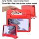 thumbnail image 4 of Paquete de  Mica Hidrogel y Funda Para Galaxy Tab A7 Lite T220 Agarradera Roja, 4 of 7