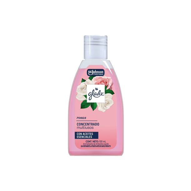 Glade Aromatizante Líquido Concentrado Multiusos Rosas 100ml