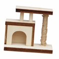thumbnail image 3 of 1:12 Casa del árbol para gatos Modelo de madera Centro de mascotas Escenas Poste rascador realista para gatos 65 cm x 35 cm x 55 cm, 3 of 8