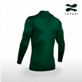 thumbnail image 2 of Playera Deportiva Manga Larga Unisex Licra de Compresion Comoda y Fresca verde M ZAPARI Licra Deportiva, 2 of 8