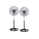 thumbnail image 1 of 2 Piezas Ventilador de piso 16 Pulgadas 3 Aspas de Metal 65W 3 Velocidades Pedestal Altura Ajustable Amplia oscilación, 1 of 6
