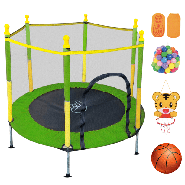 COOLSHT Trampolín Brincolín Para Niños 1.40 M Diámetro