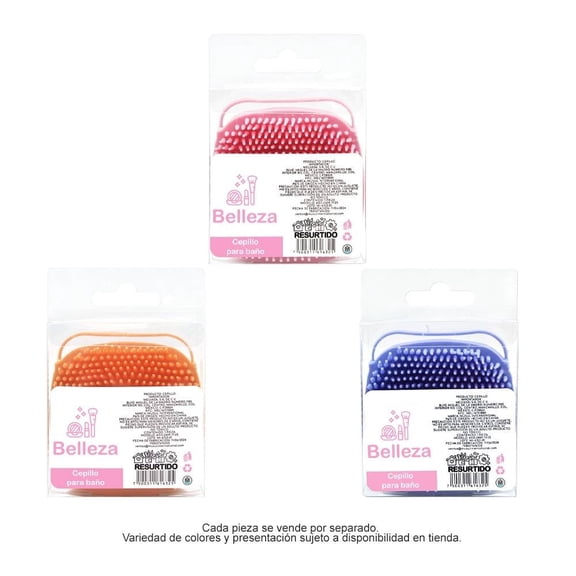 Cepillo Prichos Musul International de Silicón Varios Colores 1 Pieza
