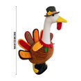 thumbnail image 3 of 23 pulgadas Acción de Gracias Turkey Gansos Outfit Fall Harvests Gansos Disfraces Lawns Gansos Traje de pavo con peregrinos Sombrero Jardín Gansos Decoración Ropa, 3 of 7