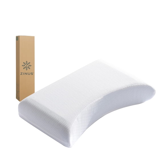 Almohada Zinus Memory Foam Refrescante Contorno Hombros. Para Todas las Edades.