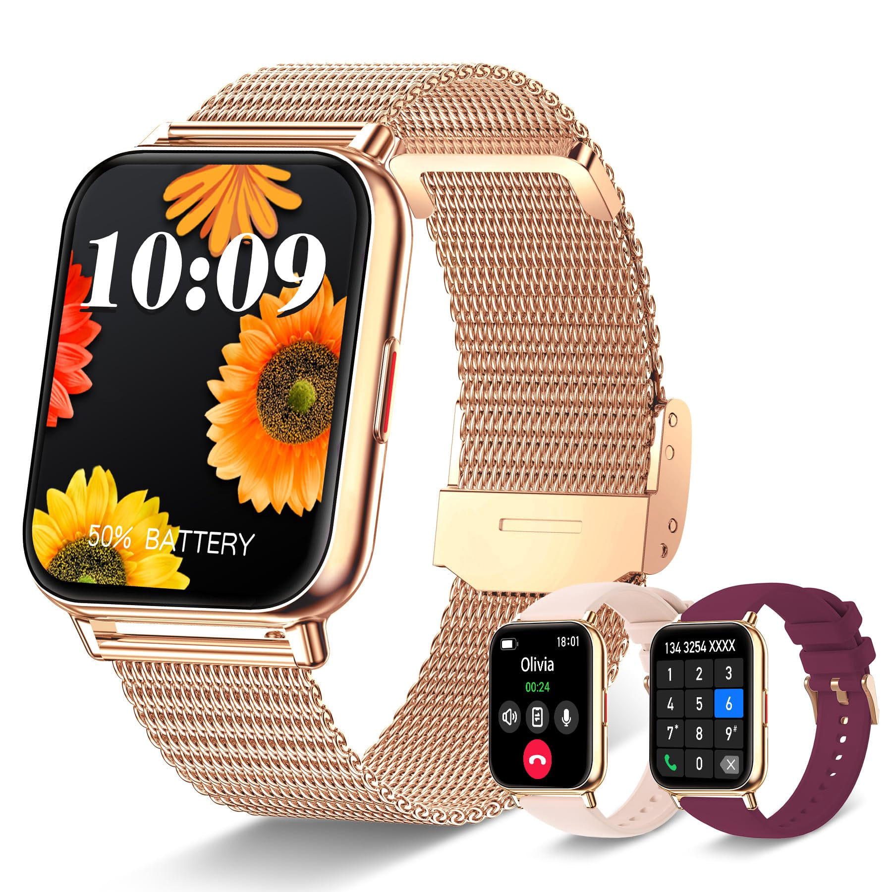 Reloj inteligente Iaret Smart Watch de 1,85 pulgadas para mujer con 100 modos deportivos