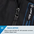 thumbnail image 2 of Naiovety Trajes de neopreno Traje de buceo Traje de neopreno para hombres y mujeres Traje de baño de cuerpo completo UPF 50 Protección solar para buceo Deportes acuáticos Azul 3XL, 2 of 6