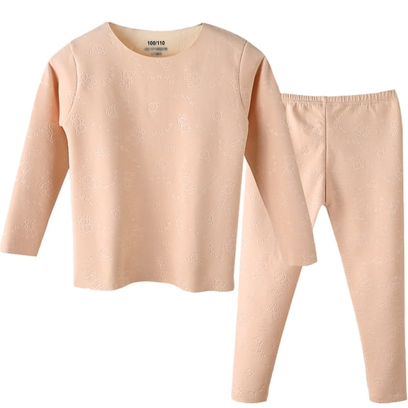 Conjunto de ropa interior térmica para niños Ropa interior para niños Conjunto de parte superior e inferior térmica para invierno