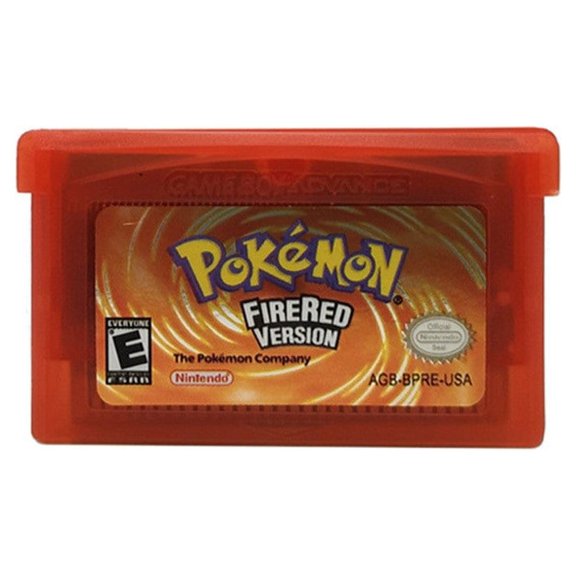 Cartucho GBA Game Boy Pokémon FireRed Inglés