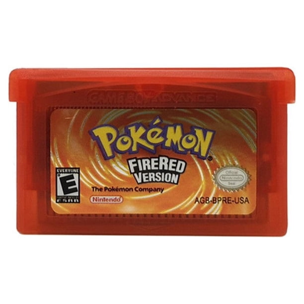 Cartucho GBA Game Boy Pokémon FireRed Inglés
