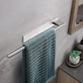 thumbnail image 4 of MTBLYS Barra para toallas de mano de acero inoxidable, autoadhesiva, para baño, toallero de pared, 15.35 x 2.36 x 1.57 pulgadas, soporte para toallas para baño, cocina y caravana., 4 of 6