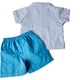 thumbnail image 2 of Guayabera para Bebé Pañalero con Short, Conjunto Mexicano de 2 Piezas para Niño, Guayabera Infantil de Manga Corta, 2 of 4