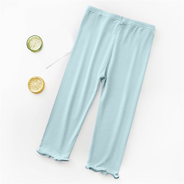 Leggings lisos de colores pastel para niñas pequeñas, pantalones ajustados suaves y elásticos para uso diario y juegos al aire libre, multicolor, 1 paquete, 2T-8T