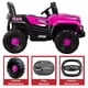 thumbnail image 4 of Camioneta montable eléctrica JOYKOO 4x4 93 cm Control remoto Luz LED 12v rosa, 4 of 7