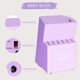 thumbnail image 2 of Juego de Cuchillos de Cocina hecef de 15 Piezas con Recubrimiento Antiadherente - Morado, 2 of 10