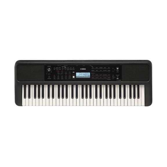 YAMAHA Teclado Portátil de 61 Teclas PSRE383SPA YAMAHA negro 15x38x105