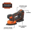 thumbnail image 3 of Lijadora de láminas BLACK+DECKER BDCMS20C 20 V MAX* con batería y cargador, 3 of 9