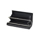 thumbnail image 3 of Piel Genuina Cartera Mujer Largo Lujo Patrón De Color Negro Diseño De La Tela Rayas, 3 of 4