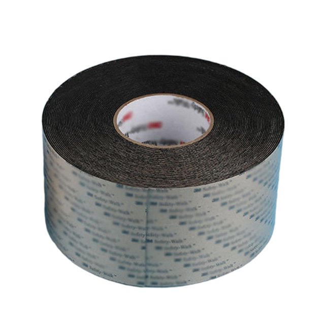 s para suelas no autoadhesivas, acolchado protector, suelas para zapatos, agarre para zulema cubierta de pegatinas de suela rollo negro de 50x10 cm, vista frontal centrada de un rollo de cinta de suela de caucho no autoadhesiva con revestimiento translúcido impreso y núcleo de cartón; recortable para ajustar en tacones, tenis y botas, protege contra desgaste y polvo y a menudo se usa para añadir agarre temporal en viajes.