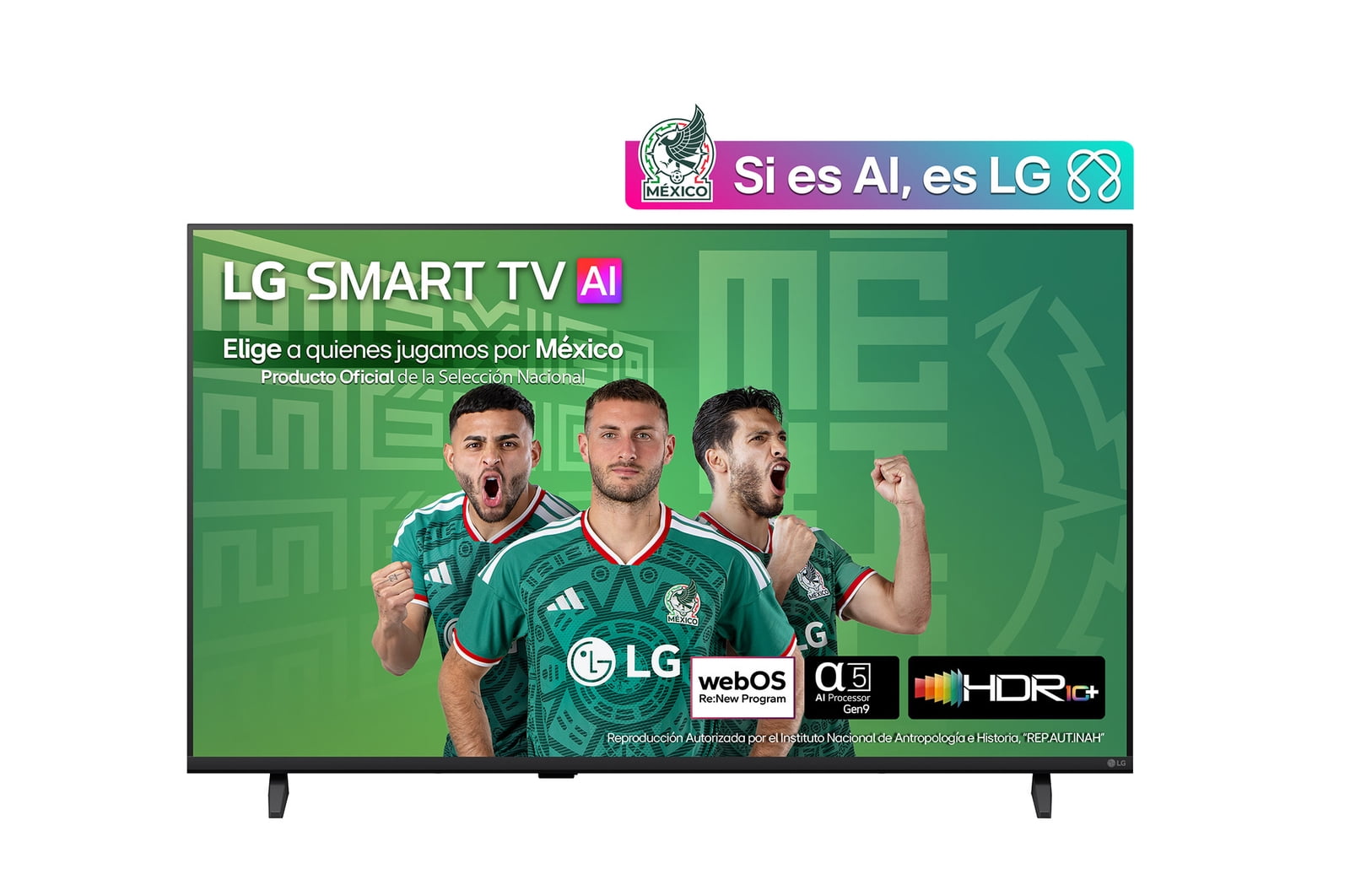 Pantalla 43 pulgadas LG SMART TV AI LB65 webOS 2026
