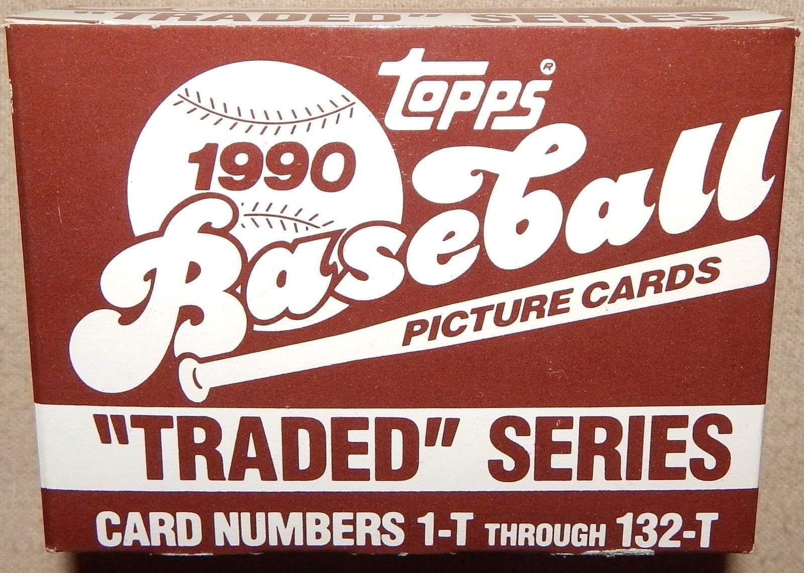 Set Completo de Cartas Coleccionables Topps MLB 1990 Traded