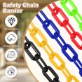 thumbnail image 3 of Cadena de seguridad de plástico negra de 9.8 pies y 1" de diámetro con ganchos en S para control de multitudes, 3 of 7
