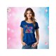 thumbnail image 1 of Playera La Mamá Más Bonita con Estilo Acuarela – Diseño Dulce y Femenino Color Azul Talla Extra Grande Marca Emil SaEs, 1 of 4