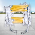 thumbnail image 1 of Escalera de escape, seguridad contra incendios, entrenamiento de rescate, gran altitud, escalera de cuerda plegable con aislamiento, exterior, suave, marco de metal duradero, portátil, para, 1 of 8