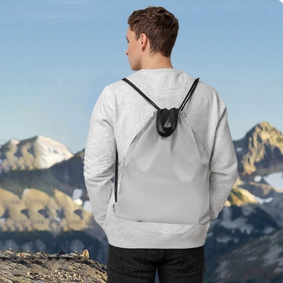 Mochila deportiva impermeable con cordón | Bolsa de gimnasio de tela Oxford Gran Capacidad | Organizador de Viajes Plegable de Fitness | Saco de almacenamiento duradero para exteriores, natación