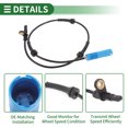 thumbnail image 4 of Sensor de velocidad de rueda ABS Unique Bargains Sensor ABS Sistema de frenos antibloqueo No.SSW000020 para Land Rover Freelander L314 1998-2006 Trasero Izquierdo Trasero Derecho, 4 of 7