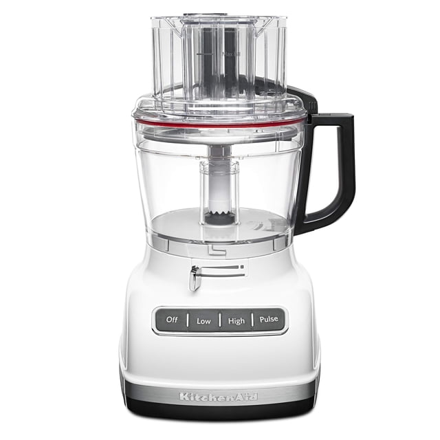 Procesador de alimentos KitchenAid KFP1133WH, 11 tazas Exact Slice