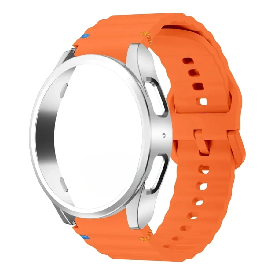 Correa Sport TPU para Galaxy Watch 7/6/5, con Case de Vidrio Templado