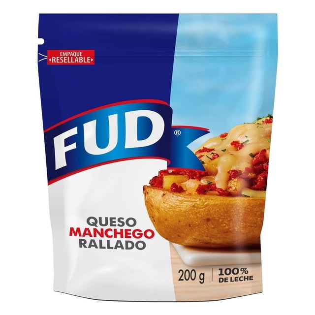 Queso manchego FUD 33 rallado 200 g