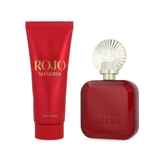 SET SHAKIRA ROJO 2PZS 80ML EDP SPRAY/ BODY LOTION 75ML
