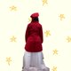 thumbnail image 3 of abrigo de niña, Maga boutique,talla4, color rojo, una pieza, con boina, forro completo, detalle de moños,, 3 of 4