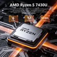 thumbnail image 3 of Notebook HP 17 17.3 Pulgadas Táctil AMD Ryzen 5 8GB RAM 512GB SSD Windows 11 Pro Plateado, 3 of 5
