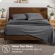 thumbnail image 3 of Juego de Fundas de Almohada Bare Home Premium 1800 Cierre Tipo Sobre Ultra Suave Tamaño King 20 x 40 Gris 2 Unidades, 3 of 6