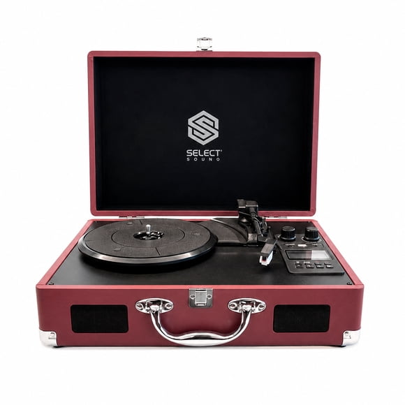 Tocadiscos Select Sound BT8002 Bluetooth Usb Fm Vinilos RCA